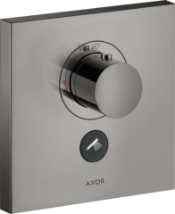 Термостат AXOR ShowerSelect HighFlow, для 1 потребителя, с клапаном для ручного душа, скрытого монтажа, квадратный, полированный черный, хром арт. 36716330