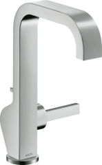 Смеситель для раковины AXOR Citterio 190, с тонкой рукояткой, со сливным гарнитуром, хром арт. 39034000