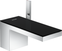 Смеситель для раковины AXOR MyEdition 70 со сливным клапаном Push-Open, зеркальный черный, хром арт. 47010600