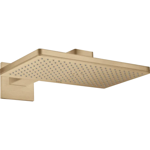 Купить купить верхний душ axor showersolutions, 1 jet, с держателем и квадратной розеткой, 460x270 мм, шлифованная бронза арт. 35278140