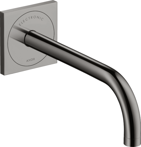 Купить купить электронный смеситель axor uno для раковины настенный, с изливом 225 мм, полированный черный, хром арт. 38120330