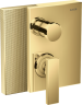 Купить купить смеситель для ванны axor edge скрытого монтажа со встроенной защитной комбинацией en1717, полированное золото арт. 46421990