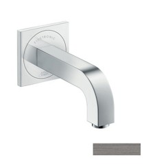 Электронный смеситель настенный AXOR Citterio с изливом 161 мм, матовый черный, хром арт. 39117340