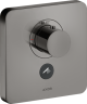 Купить купить термостат axor showerselect highflow, для 1 потребителя, с клапаном для ручного душа, softsquare, полированный черный, хром арт. 36706330