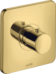 Термостат Highflow Axor Citterio M, скрытого монтажа, полированное золото арт. 34716990