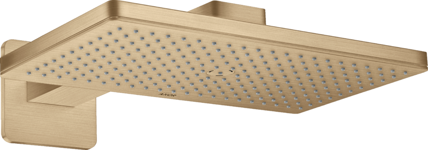 Купить купить верхний душ axor showersolutions 460/300 1jet, с держателем, с розеткой chuveiro fixo 460/300 1jet, шлифованная бронза арт. 35274140