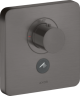 Купить купить термостат axor showerselect highflow, для 1 потребителя, с клапаном для ручного душа, softsquare, матовый черный, хром арт. 36706340
