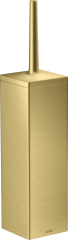 Держатель для туалетной щетки настенный AXOR Universal Rectangular, матовая латунь арт. 42655950