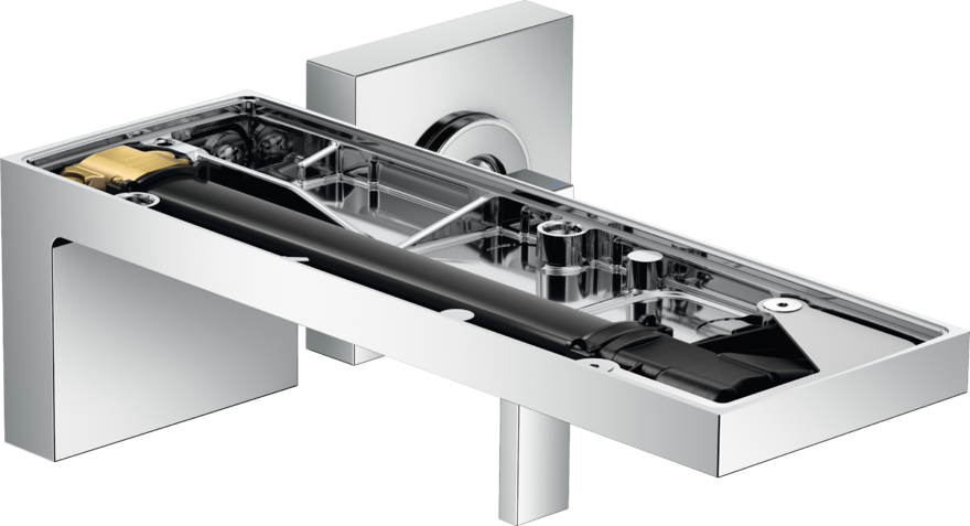 Купить купить смеситель для раковины axor myedition настенный с изливом 221 мм без панели, хром арт. 47062000