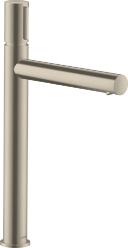 Купить купить смеситель для раковины axor uno select 260, с незапираемым сливным набором, шлифованный никель арт. 45014820