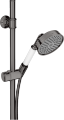 Душевой набор Axor Montreux, 0,9 м, с ручным душем, 100, 1 jet, полированный черный, хром арт. 27982330