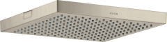 Верхний душ AXOR ShowerSolutions 240/240 1jet, потолочный монтаж, шлифованный никель арт. 10924820