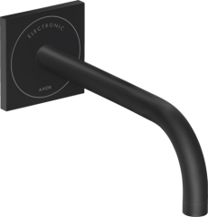 Электронный смеситель Axor Uno для раковины настенный, с изливом 225 мм, матовый черный арт. 38120670