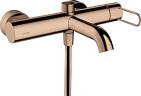 Купить купить смеситель для ванны axor uno однорычажный, внешнего монтажа, с рукояткой-петлей, полированное красное золото арт. 38421300