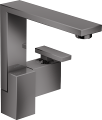 Смеситель для раковины AXOR Edge 190, со сливным клапаном Push-Open, полированный черный, хром арт. 46020330