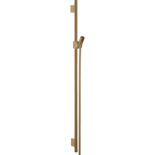 Купить купить штанга для душа со шлангом axor uno, 90 см, шлифованная бронза арт. 27989140