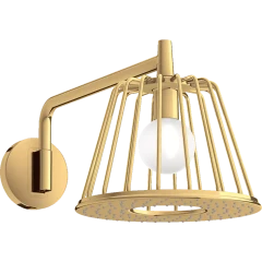 Верхний душ Axor LampShower/Nendo, 275, 1 jet, с держателем, полированная медь арт. 26031930