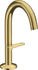 Смеситель для раковины Axor Select 140, со сливным клапаном Push-Open, шлифованная медь арт. 48010950