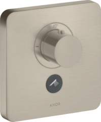 Термостат AXOR ShowerSelect HighFlow, для 1 потребителя, с клапаном для ручного душа, softsquare, матовый никель арт. 36706820