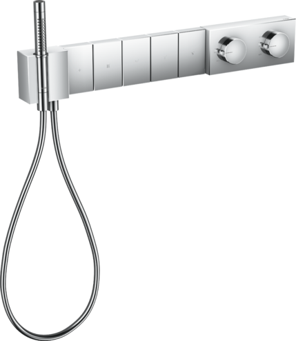 Купить купить модуль термостата axor edge 680/100 для 5 потребителей скрытого монтажа, хром арт. 46730000