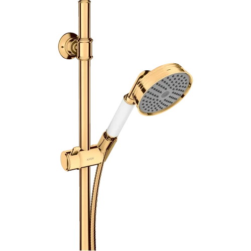 Купить купить душевой набор axor montreux, 0,9 м, с ручным душем, 100, 1 jet, полированная медь арт. 27982930