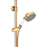 Купить купить душевой набор axor montreux, 0,9 м, с ручным душем, 100, 1 jet, полированная медь арт. 27982930