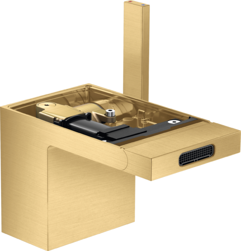 Купить купить смеситель для биде axor myedition со сливным клапаном push-open без панели, матовое золото арт. 47212250