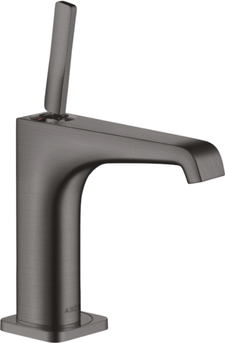 Купить купить смеситель для раковины axor citterio e 130, с незапираемым сливным набором, матовый черный, хром арт. 36101340
