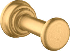 Крючок одинарный AXOR Montreux матовое золото арт. 42137250