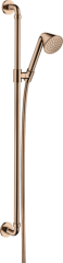 Душевой набор AXOR Showers/Front 0,90 м, с ручным душем 85 1jet EcoSmart, полированное красное золото арт. 26023300