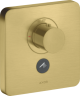 Купить купить термостат axor showerselect highflow, для 1 потребителя, с клапаном для ручного душа, softsquare, матовая латунь арт. 36706950