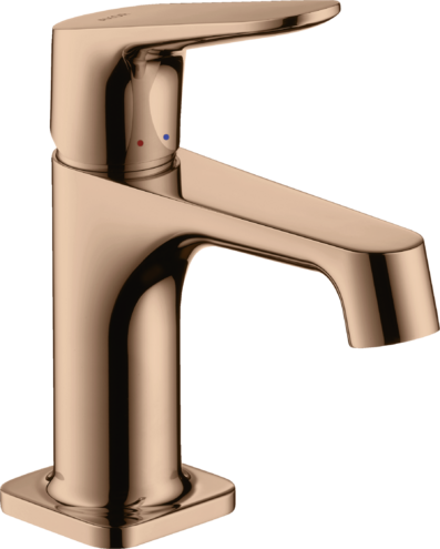 Купить купить смеситель для гостевой раковины axor citterio m 70 однорычажный, полированное красное золото арт. 34016300