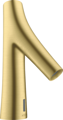 Купить купить смеситель для раковины axor starck organic, электронный, без регулировки температуры, питание от сети 230v, шлифованная медь арт. 12174950