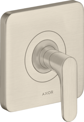 Купить купить запорный вентиль axor citterio m, с рычаговой рукояткой, скрытого монтажа, шлифованный никель арт. 34960820