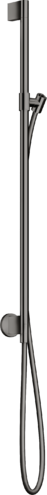 Купить купить душевая штанга с подключением axor one, полированный черный, хром арт. 48792330
