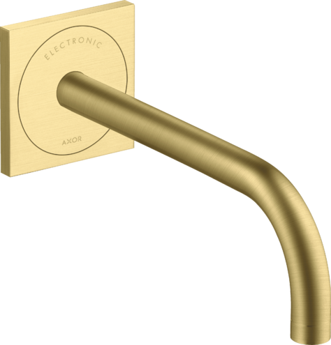 Купить купить электронный смеситель axor uno для раковины настенный, с изливом 225 мм, шлифованная медь арт. 38120950