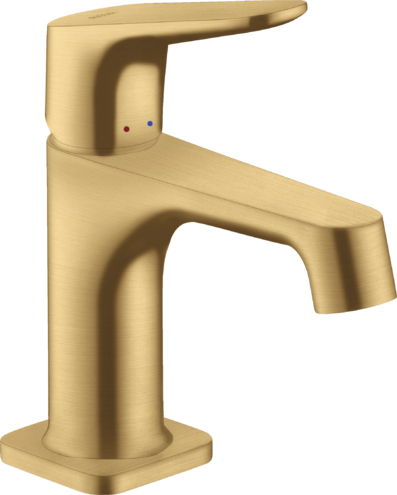 Купить купить смеситель для гостевой раковины axor citterio m 70 однорычажный, шлифованное золото арт. 34016250