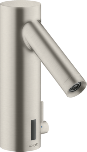 Купить купить смеситель для раковины axor starck, электронный, с регулировкой температуры, питание от сети 230 в, сталь арт. 10140800