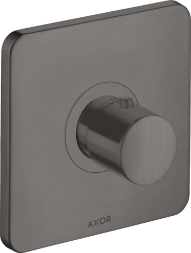Купить купить термостат highflow axor citterio m, скрытого монтажа, шлифованный черный, хром арт. 34716340