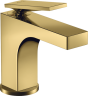 Купить купить смеситель для раковины axor citterio 90 с рычаговой рукояткой, для гостевой раковины, со сливным гарнитуром, полированное золото арт. 39022990