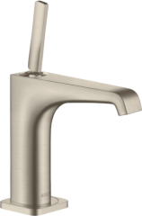 Смеситель  для раковины AXOR Citterio E 130, с незапираемым сливным набором, матовый никель арт. 36101820