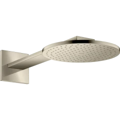 Верхний душ Axor ShowerSolutions, 250 мм, 1 jet, с держателем, полированный никель арт. 35284830