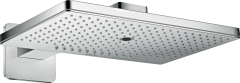 Верхний душ AXOR ShowerSolutions 460/300 3jet, с держателем, с розеткой softsquare, хром арт. 35276000