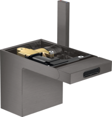 Смеситель для биде AXOR MyEdition со сливным клапаном Push-Open без панели, матовый черный, хром арт. 47212340