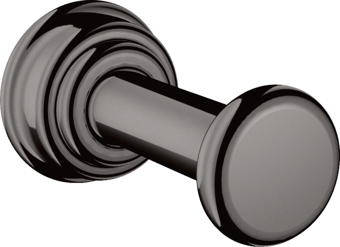 Купить купить крючок одинарный axor montreux полированный черный, хром арт. 42137330