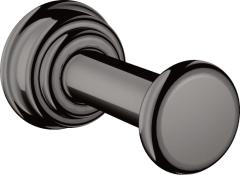 Крючок одинарный AXOR Montreux полированный черный, хром арт. 42137330