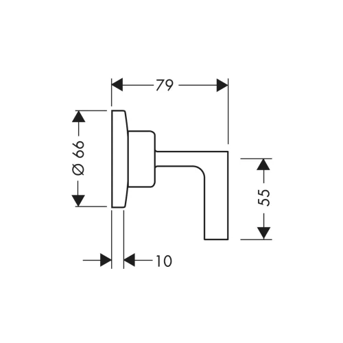 Купить купить запорный вентиль axor citterio с рычаговой рукояткой, хром арт. 39960000