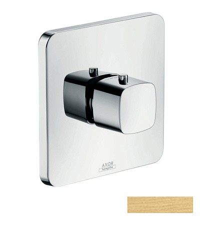 Купить купить термостат highflow axor urquiola, скрытого монтажа, шлифованное золото арт. 11731250