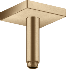 Потолочное подсоединение для душа Axor ShowerSolutions, 100 мм, квадрат, шлифованная бронза арт. 26437140