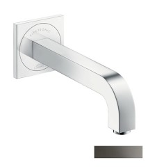 Электронный смеситель настенный AXOR Citterio с изливом 221 мм, полированный черный, хром арт. 39118330